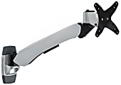 Mount-It! MI-34114 Fully Adjustable Monitor Wall Mount, 6"H x 2-9/16"W x 17"D, Silver 1 thumbnail image