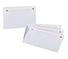 Oxford® Index Card Binder Refill, 3" x 5", White Ruled, Pack Of 50