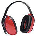 R3® Safety Howard Leight Ear Muffs, Red/Black