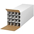 Safco® Compact KD Roll Storage File, 12 1/2" X 12 3/4" X 37", White