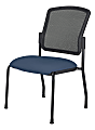WorkPro® Spectrum Series Stacking Guest Chair With Antimicrobial Protection, Armless, Navy