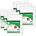 Daler-Rowney Simply White Cotton Canvas Panels, 10”H x 8”W x 3/8”D, White, 3 Panels Per Pack, Bundle Of 6 Packs