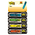 Post-it® Flags, .47 in. x 1.7 in., 4 Dispensers, 20 Flags/Dispenser, Assorted Bright Colors, Printed "Sign & Date", Back to School Supplies for Students, Flags for Textbooks and Notebooks 1 thumbnail image