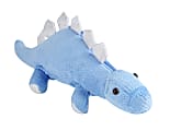 Office Depot® Brand Plush Animal Pencil Pouch, 4" x 11", Stegosaurus Dinosaur