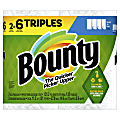 Bounty Select-A-Size 2-Ply Triple-Roll Paper Towels, 5-7/8" x 11", White, 135 Sheets Per Roll, Pack Of 2 Rolls 1 thumbnail image