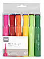 Office Depot® Brand Permanent Markers, Chisel Point, 100% Recycled, Assorted Colors, Pack Of 12