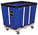 Royal Basket Trucks 12 BU Wood Base Basket Truck, Blue 1 thumbnail image
