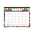 Blue Sky™ Art & Design Monthly Desk Calendar, 17”H x 22”W, Monroe Light, January To December 2022