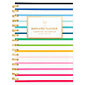 2025 Simplified by Emily Ley for AT-A-GLANCE® Weekly/Monthly Planner, 5-1/2" x 8-1/2", Happy Stripe, January To December, EL32-200