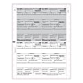 ComplyRight® 1099-R Pressure-Seal Tax Forms, 4-Up, Copy B, C, 2, 2, V-Fold Duplex, 11", Pack Of 500 Forms 1 thumbnail image