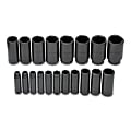 PROTO 19-Piece Deep Impact Socket Set, SAE