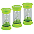 Teacher Created Resources 5 Minute Sand Timers, Lime Green, Pack Of 3 Timers