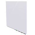 Ghent Aria Low Profile Glassboard, Magnetic, 48"H x 48"W, Square, White