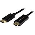 StarTech.com DisplayPort To HDMI Converter Cable, 3'