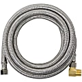 Certified Appliance Accessories Braided Stainless Steel Dishwasher Connector with MIP Elbow - 96" - Red, Stainless Steel, Gold, Silver - DW96SSBL 1 thumbnail image