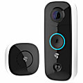 Toucan Wireless Video Doorbell PRO With Radar Motion Detection, 2-3/4”H x 6-1/4”W x 6-1/2”D, White 1 thumbnail image