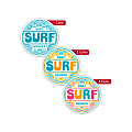 Custom Printed 1, 2 or 3 Color Window Cling Decal, 3" Circle, Box of 250 1 thumbnail image