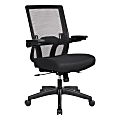 Office Star™ Space Seating 867 Series Ergonomic Mesh Mid-Back Chair, Black