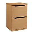 Office Star™ Denmark 17"D 2-Drawer Vertical File Cabinet With Lockdowel™ Fastening System, Natural