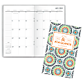 AT-A-GLANCE® Badge Tile 24-Month Academic Monthly Pocket Planner, 3 5/8" x 6 1/16", Multicolor, July 2018 to June 2020