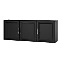 Ameriwood™ Home Kendall 54" Wall Cabinet, 2 Shelves, Black