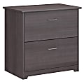 Bush Business Furniture Cabot 30-1/4"W Lateral 2-Drawer File Cabinet, Heather Gray, Standard Delivery