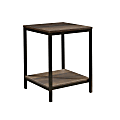 Sauder® North Avenue Side Table, Rectangular, Smoked Oak/Black 1 thumbnail image