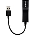 Belkin USB 2.0 Ethernet Adapter - Network adapter - USB 2.0 - 10/100 Ethernet 1 thumbnail image