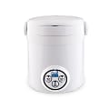 Aroma MRC-903D 3-Cup Digital Cool Touch Rice Cooker, 8”H x 7-1/2”W x 7-1/2”D, White 1 thumbnail image