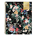 2024 Day Designer Weekly/Monthly Planning Calendar, 8-1/2" x 11", Wild Flora Black Frosted, January To December 1 thumbnail image