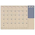 TF Publishing Monthly Medium Desk Pad Calendar, 17" x 12", Kraft, January To December 2021 1 thumbnail image