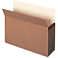 Smead® Expanding File Pockets, 5 1/4" Expansion, Letter Size, 100% Recycled, Redrope, Box Of 10 1 thumbnail image