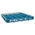 Carlisle OptiClean 25-Compartment Cup Rack Extender, 1-3/4"H x 19-3/4"W x 19-3/4"D, Blue