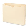 Smead® Straight Cut File Jackets With Antimicrobial Protection, 9 1/2" x 11 3/4", Manila, Box Of 50