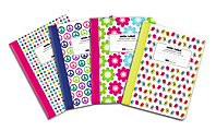 Office Depot® Brand Fashion Composition Book, 7 1/2" x 9 3/4", Wide Ruled, 80 Sheets, Assorted Designs (No Design Choice)