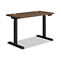 HON Coordinate Electric Adjustable Height Standing Desk, 58"W x 28"D, Pinnacle/Black 1 thumbnail image