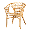 bali & pari Kaka Modern Bohemian Dining Chair, Natural Brown 1 thumbnail image