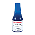 Office Depot® Brand Self-Inking Refill Ink, 1 Oz, Blue 1 thumbnail image