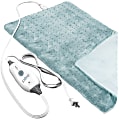 Pure Enrichment PureRelief Deluxe Heating Pad, 11-1/2" x 23-1/2", Sea Glass