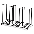 Hoffman Dispense-Rite Counter-Top Wire Form Cup And Lid Organizer, Black 1 thumbnail image
