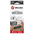 VELCRO® Brand Mountable Cable Sleeves, 8” x 4-3/4”, Black, Pack Of 2 Sleeves, VEL-30795-USA 1 thumbnail image