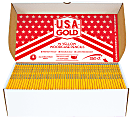 Cra-Z-Art U.S.A. Gold Sharpened Pencils, #2 Lead, Medium, Yellow, Box Of 250 Pencils 1 thumbnail image