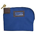 ControlTek 7-Pin Canvas Locking Night Deposit Bag, 8 1/2" x 11", Blue 1 thumbnail image