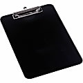 Business Source Shatterproof Clipboard - 8 1/2" x 11" Sheet Size - Plastic - Black - 1 Each 1 thumbnail image