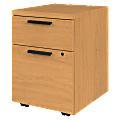 HON® 10500 18-3/4"D Vertical 2-Drawer Mobile Box/File Pedestal Cabinet, Harvest Cherry