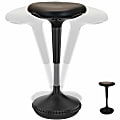 Wobble Stool Standing Desk & Balance Office Stool for Active Sitting Black Saddle Seat Adjustable Height 23-33" Sit Stand Up Perching Chair Uncaged Ergonomics