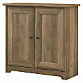 Bush Furniture Cabot Small Storage Cabinet With Doors, Reclaimed Pine, Standard Delivery 1 thumbnail image