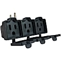 Stanley PLUGMAX 31110 3-Outlet Outdoor Wall Tap, Black 1 thumbnail image