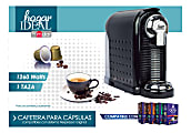 Hogar Ideal Single-Serve Capsule Coffee/Espresso Maker, Black 1 thumbnail image