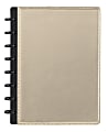 TUL® Discbound Notebook, Limited Edition, Junior Size, Leather Cover, Metallic Champagne 1 thumbnail image